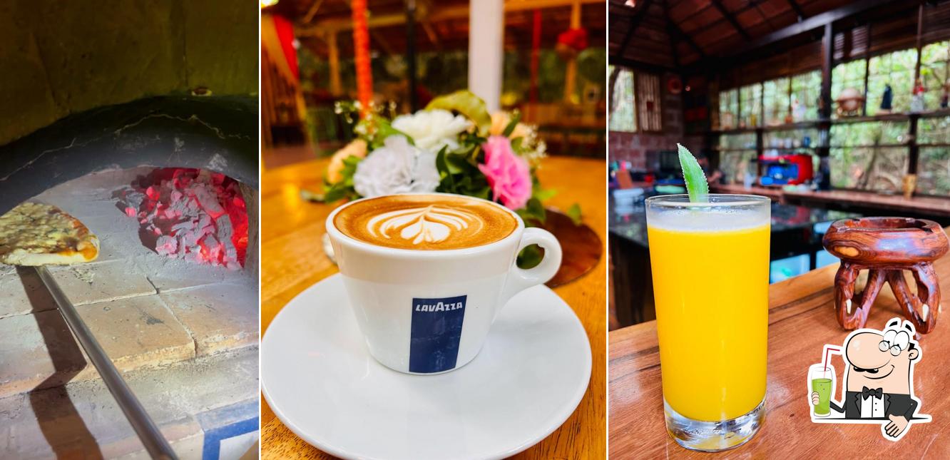 Enjoy a beverage at Jungle Café Goa