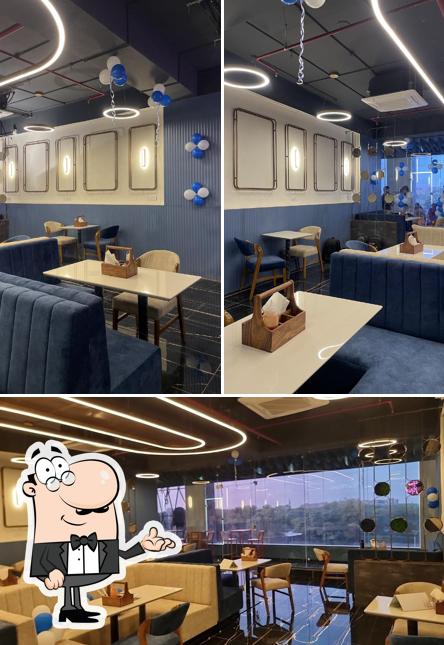 The interior of La Bocana Cafe