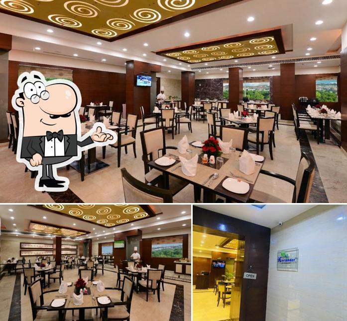 The interior of Blue Coriander Jodhpur