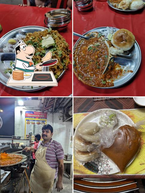 Pancakes at Champaklal pav bhaji