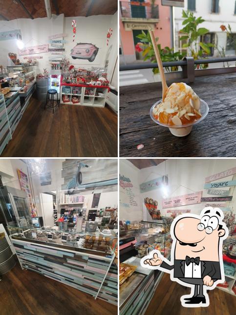 La immagine della interni e cibo di Farina Cini Neri