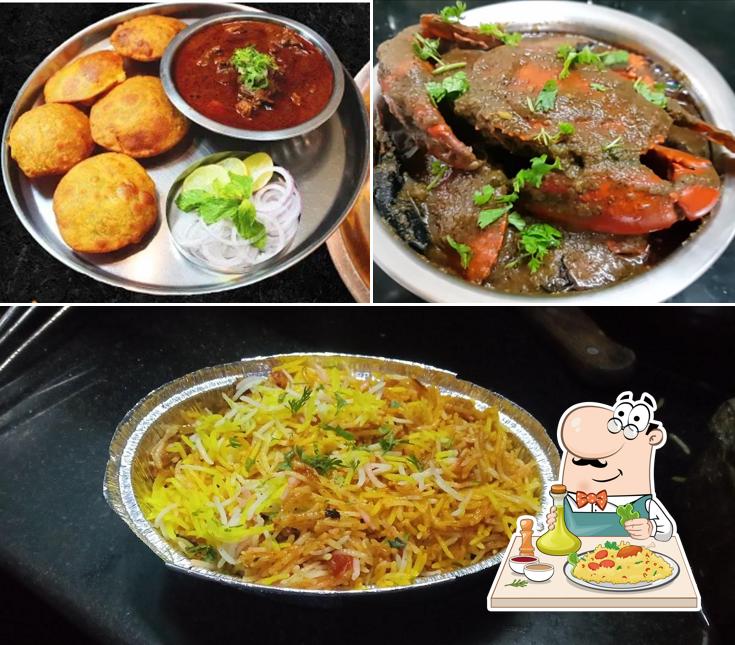 Food at Hotel Madhavashram