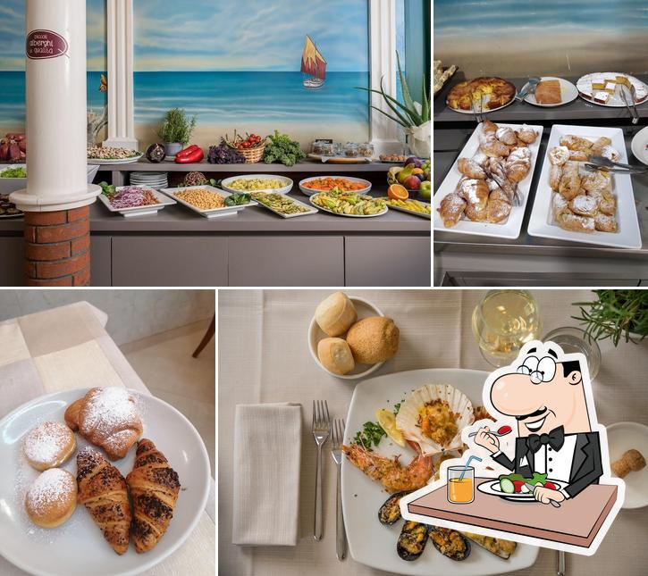 Cibo al Ristorante Hotel Pozzi