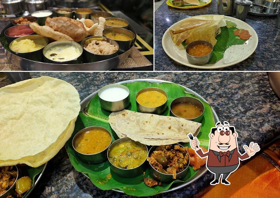 Meals at Hotel Saravana Bhavan, Thirupathi