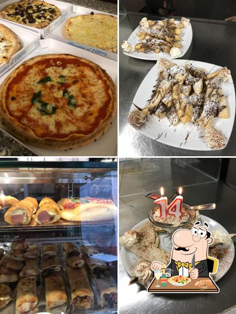 Cibo al Il Michelangelo della Pizza