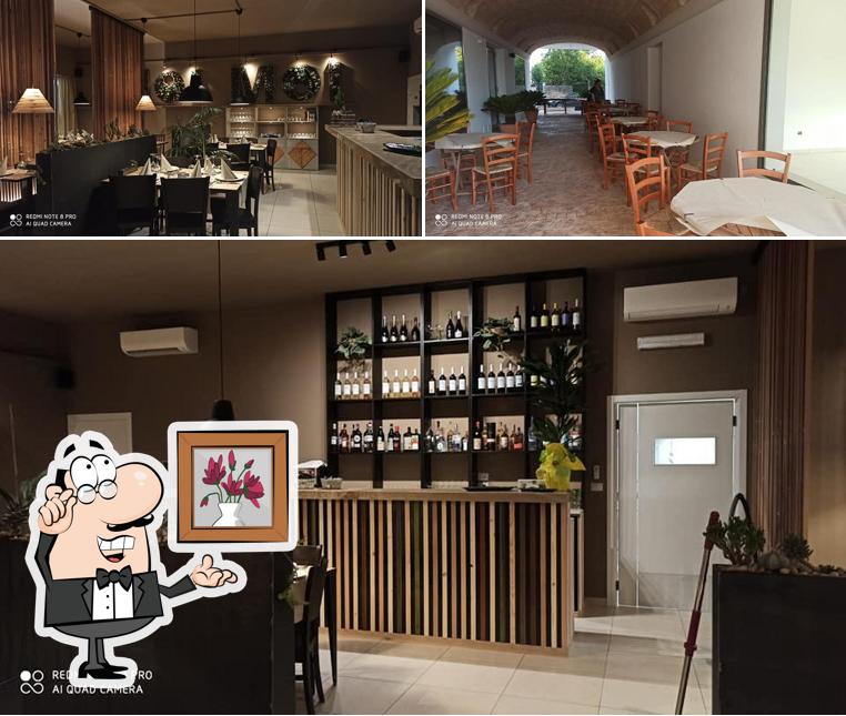 Gli interni di Moi Moi - Sapori di fine Terra