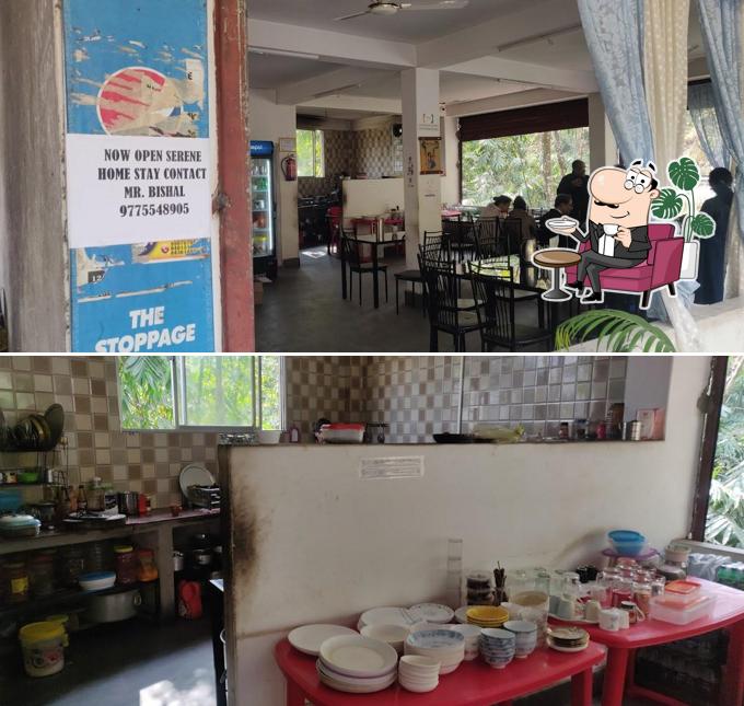 The interior of The Stoppage Resturant and Lodge