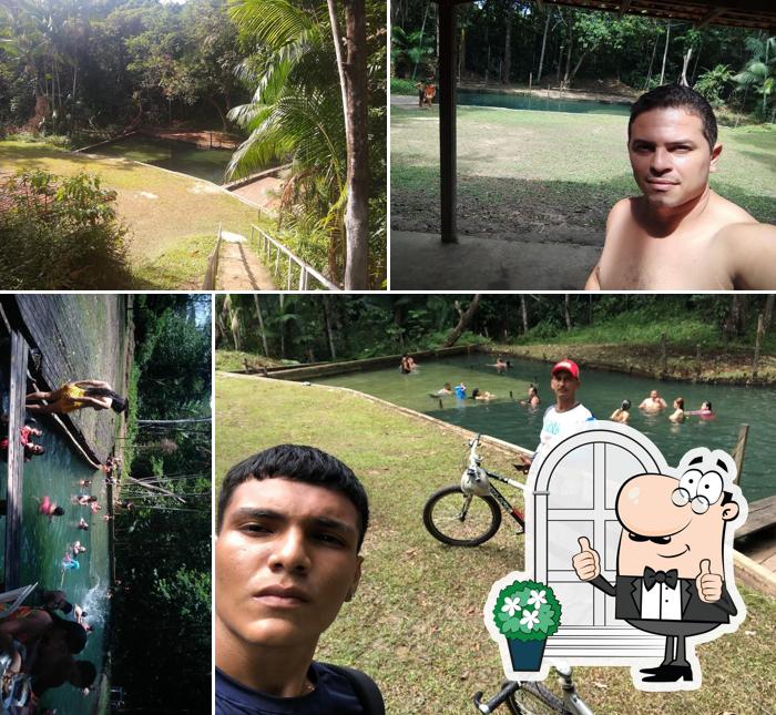 Desfrute da vista da área externa do Balneario Curuperé