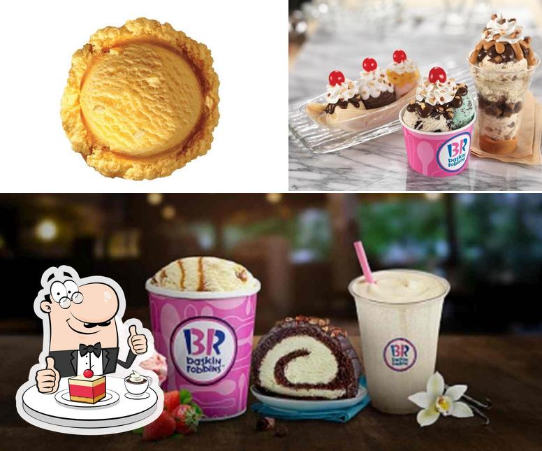 Baskin Robbins - Ice Cream Desserts serves a selection of sweet dishes