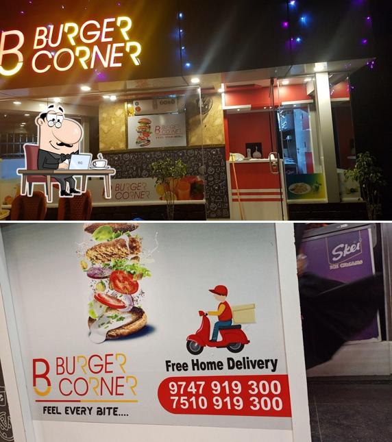Check out how Burger Corner looks inside