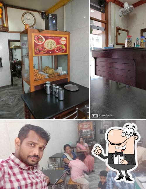 The interior of Hotel Lakshmi