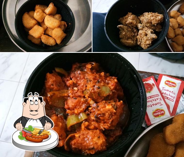 Food at Indian Fried Chicken