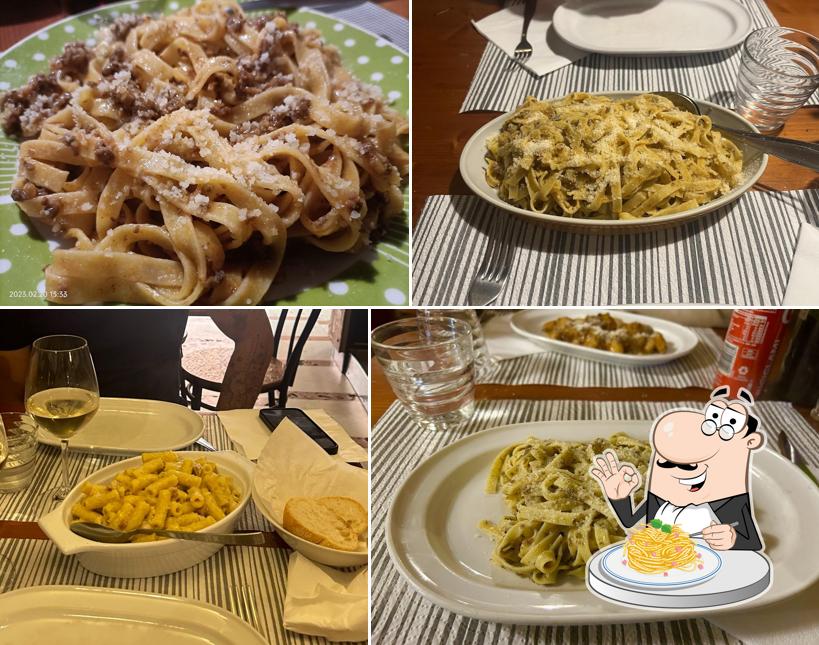 Spaghetti alla carbonara al Osteria La Vela