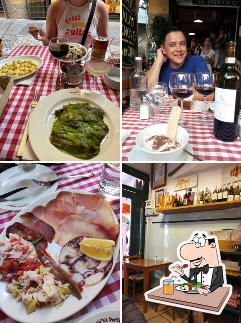 Cibo al Pizzeria El Portico
