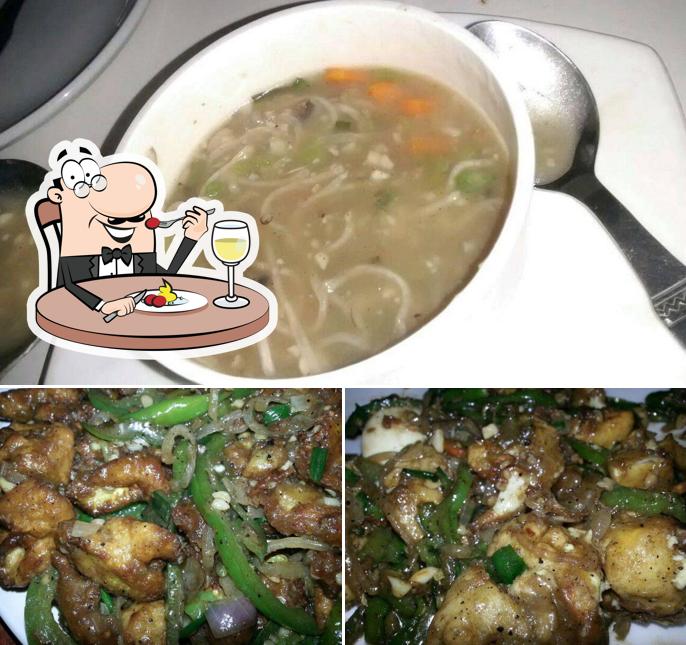 Food at New Friends Restaurant