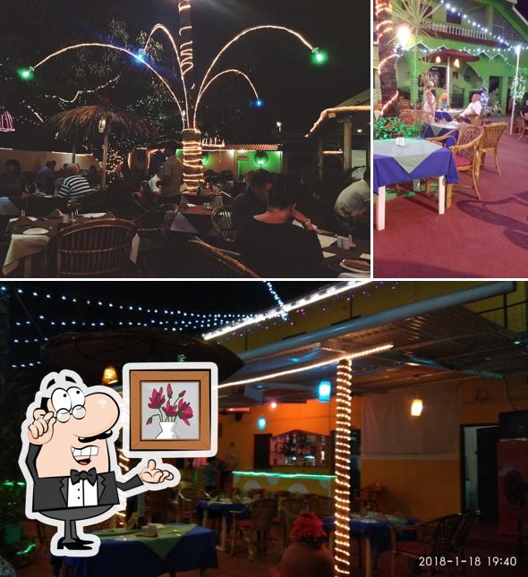 The interior of Saajan Bar & Restaurant