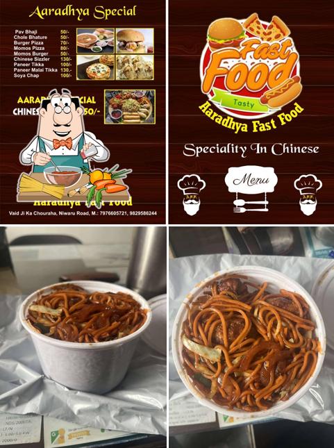 Spaghetti bolognese at Aaradhya Fast Food