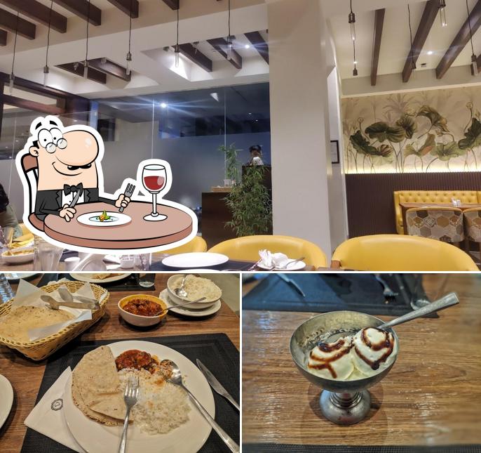 The restaurant's food and interior
