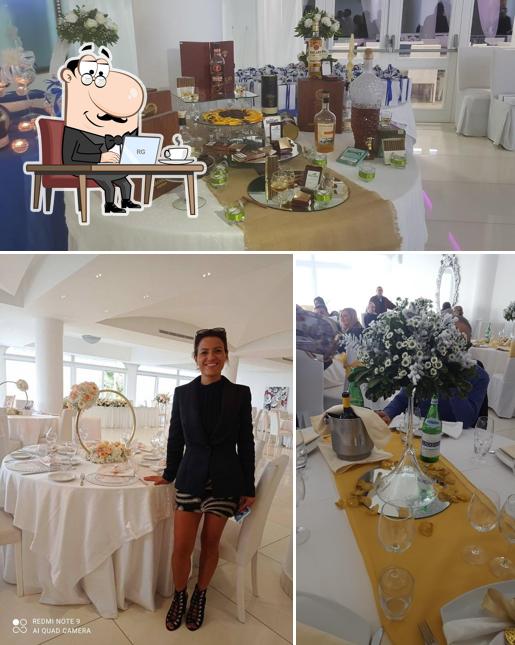 Gli interni di Villa Ristorante Le Chateau