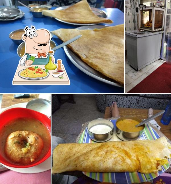 Food at New Madras Cafe