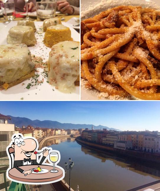 Tra le varie cose da Osteria Zerocinquanta si possono trovare la cibo e esterno