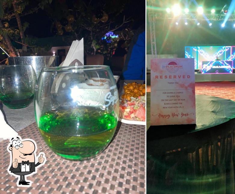 Look at the image of Platinum bar and restaurant