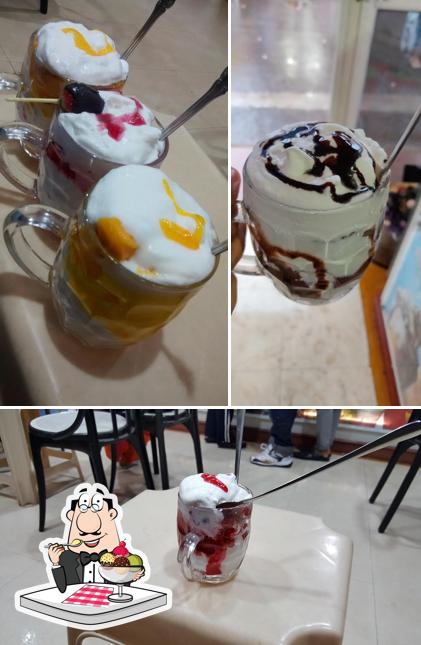 Strawberry Den provides a variety of desserts