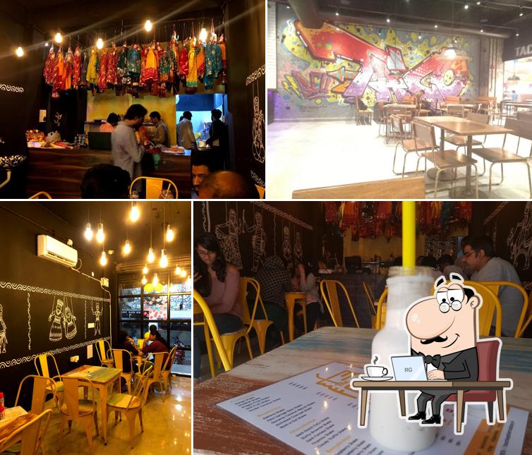 The interior of The Pulao Bowl & The Fruit Story