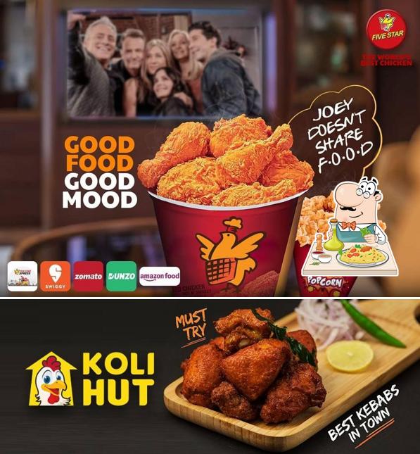 Food at 5 Star Chicken