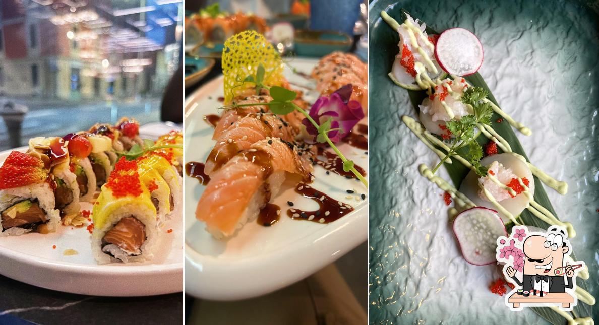 Prenditi le varie opzioni di sushi