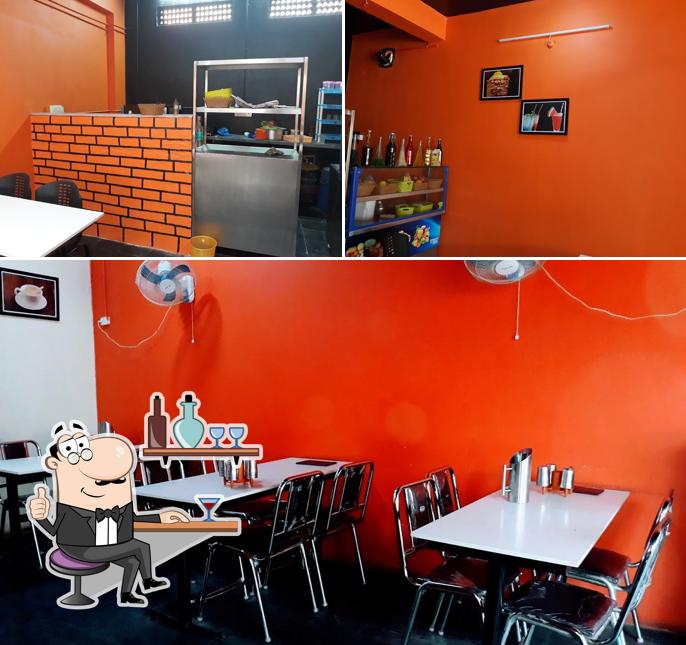 The interior of Cafe Dubai