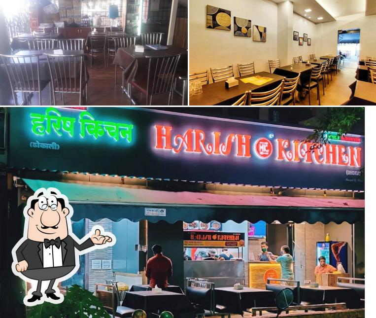 The interior of Harish Kitchen