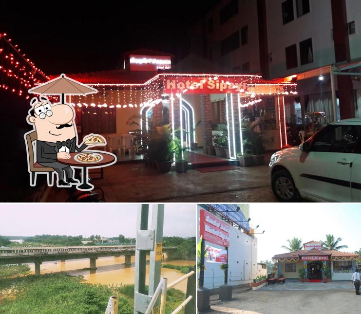 Take a look at the outside area of Hotel Sipayi