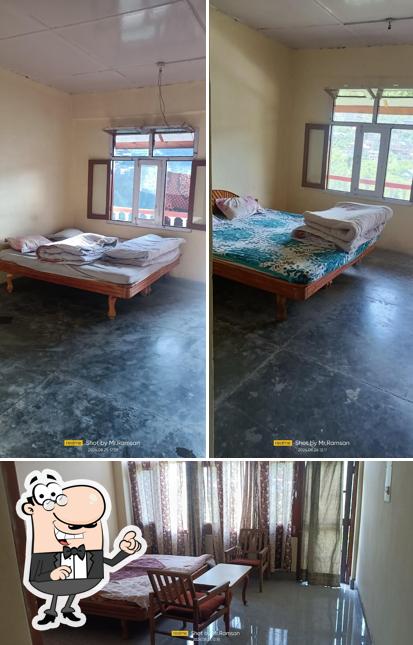 The interior of Rajdhani Hotel