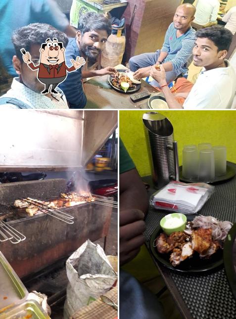 Food at Charcoal Sutta Kozhi