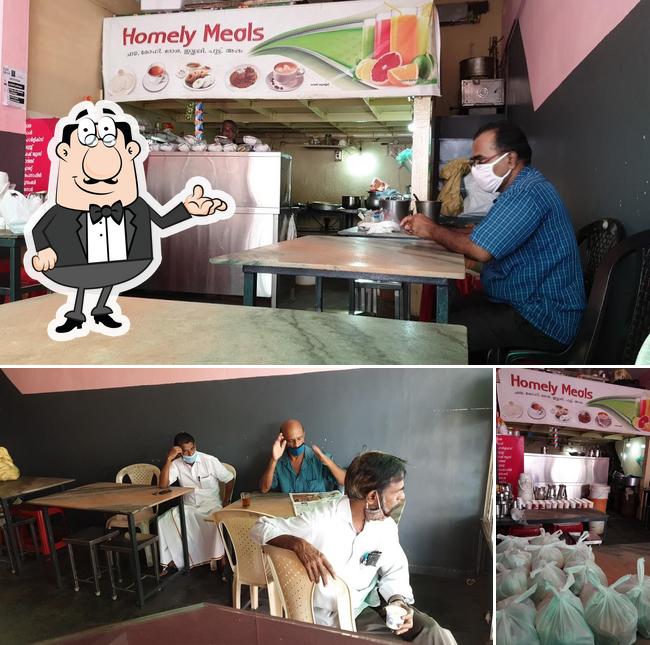 The interior of Homely Meals