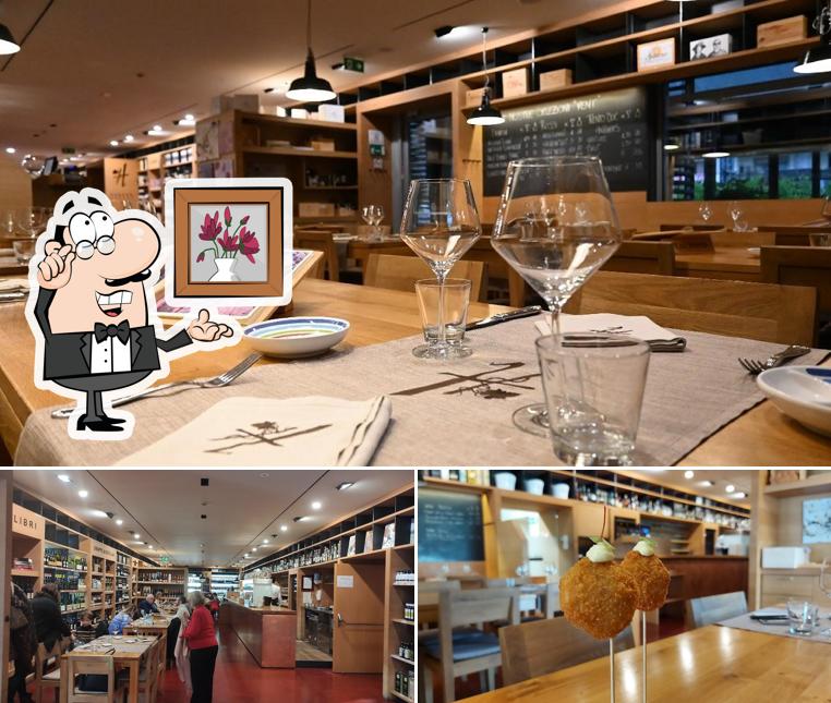 Gli interni di Hosteria Toblino
