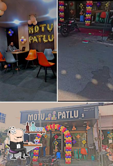 The interior of Motu Patlu_s Cafe