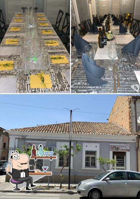 Guarda la immagine che raffigura la interni e esterno di New York Bistrot