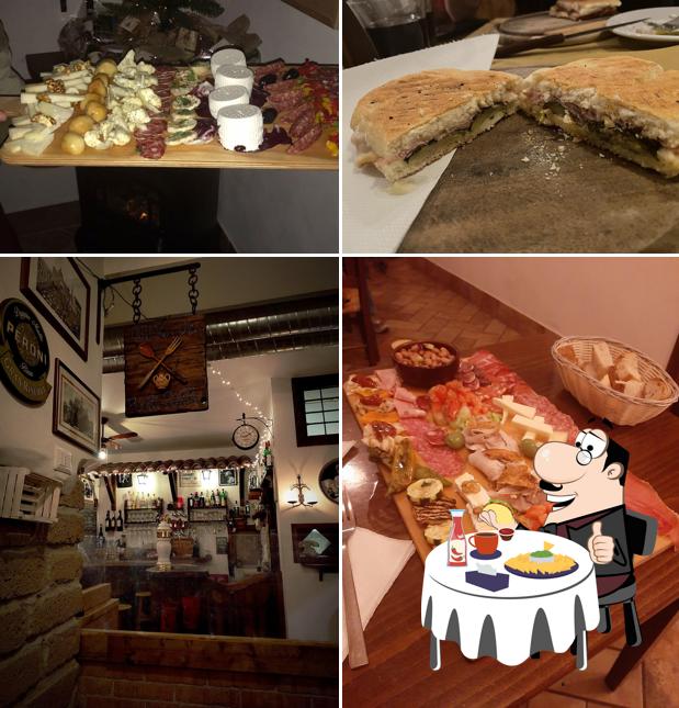 Piatto di formaggi al Osteria Di Fuori Porta