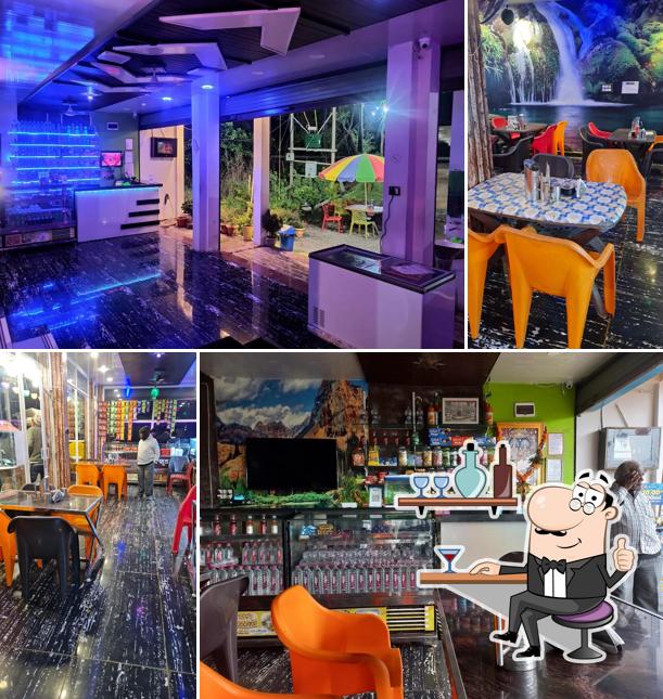 The interior of Pooja Food Plaza