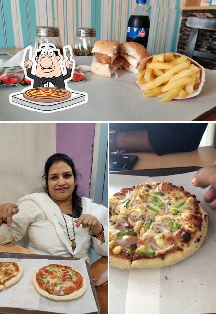 Pick pizza at Sen's Pizza & Burger