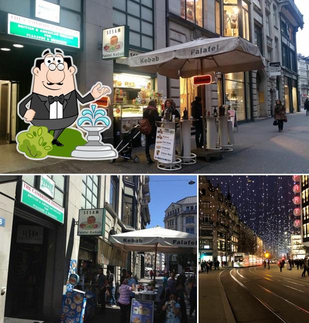 Gli esterni di Sesam Falafel