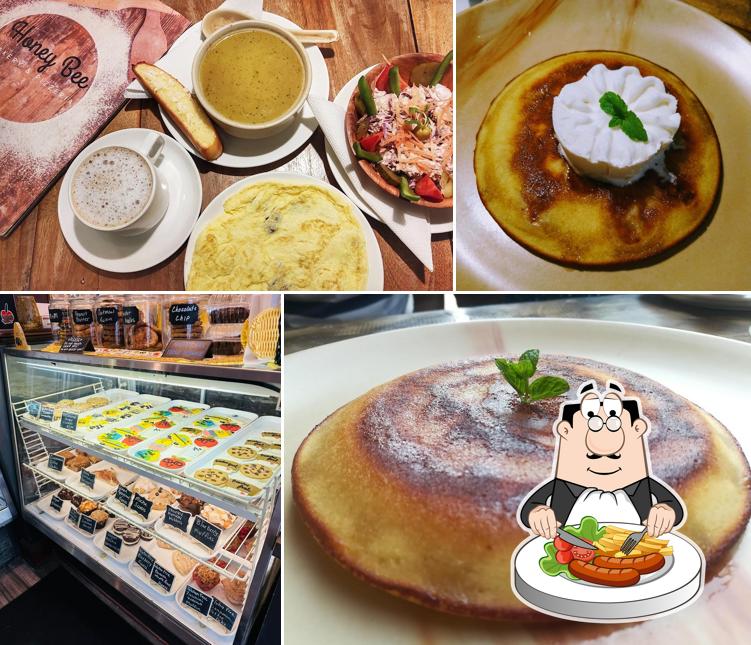 Food at Honey Bee Bakery And Pizzeria