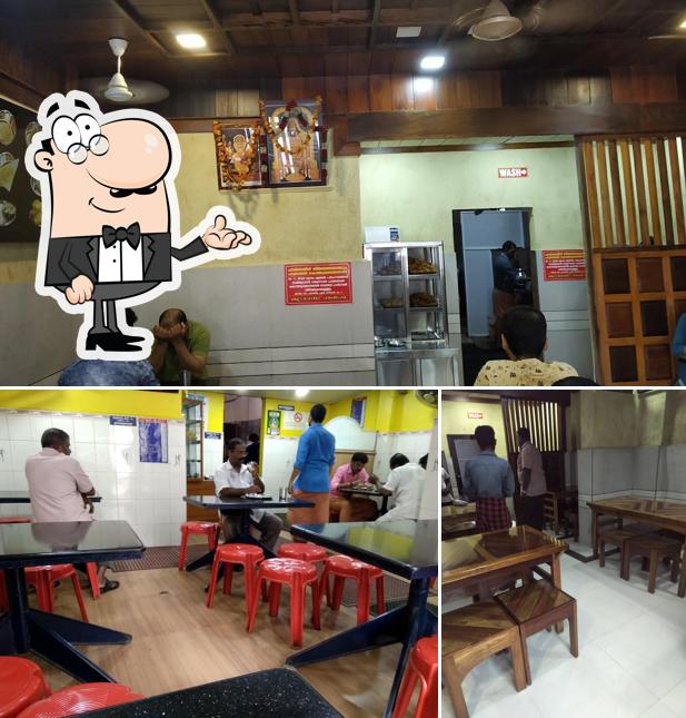 The interior of Madras Cafe