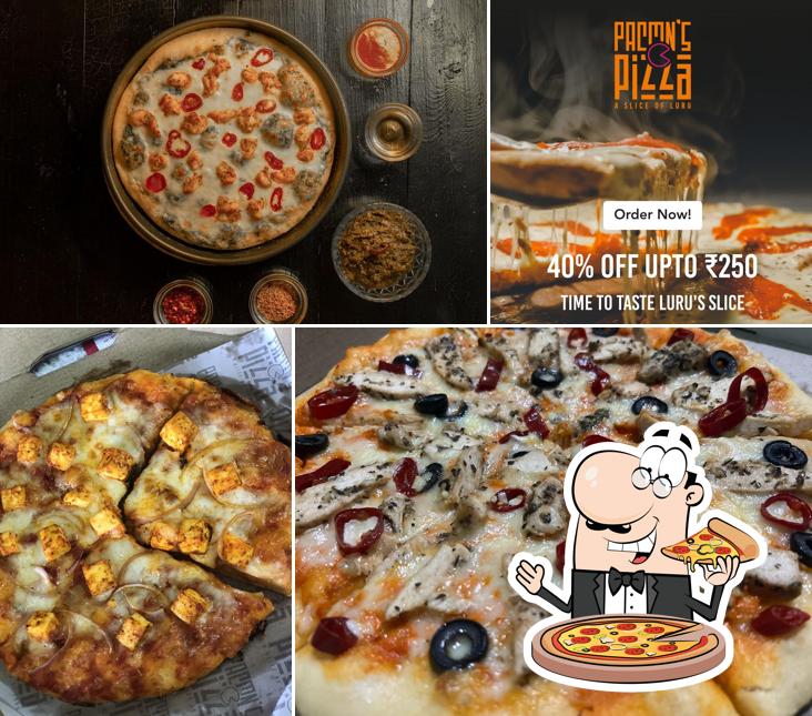 At Pacmn's, you can enjoy pizza