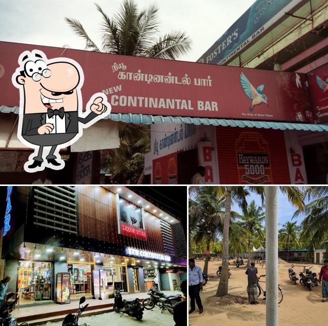 The exterior of New Continental Bar & Restaurant