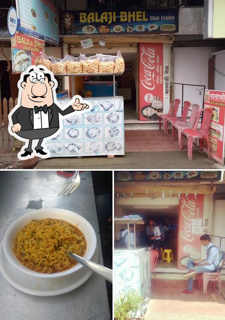 BALAJI BHEL Chat Center is distinguished by interior and food
