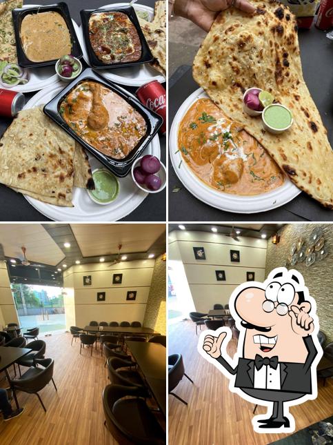 Among various things one can find interior and food at Bengal Barbeque