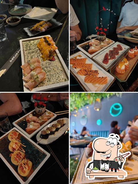 Scegli le varie opzioni di sushi